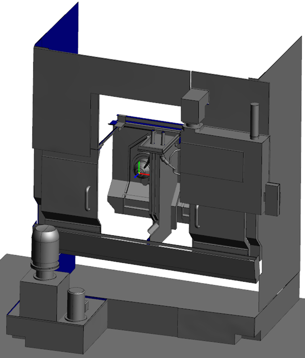 Polygon Model (scanned mesh) of Special Purpose CNC machine