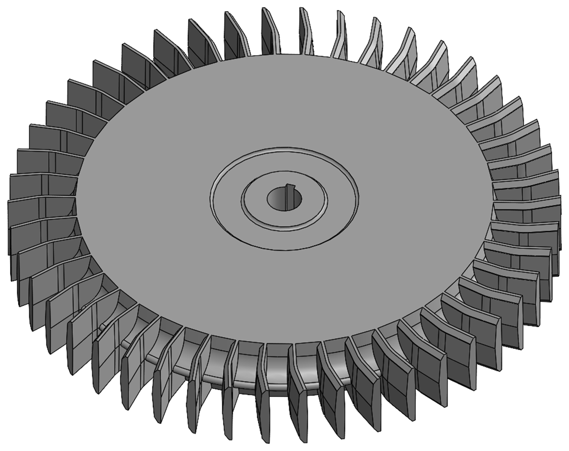 CAD Model of Impeller